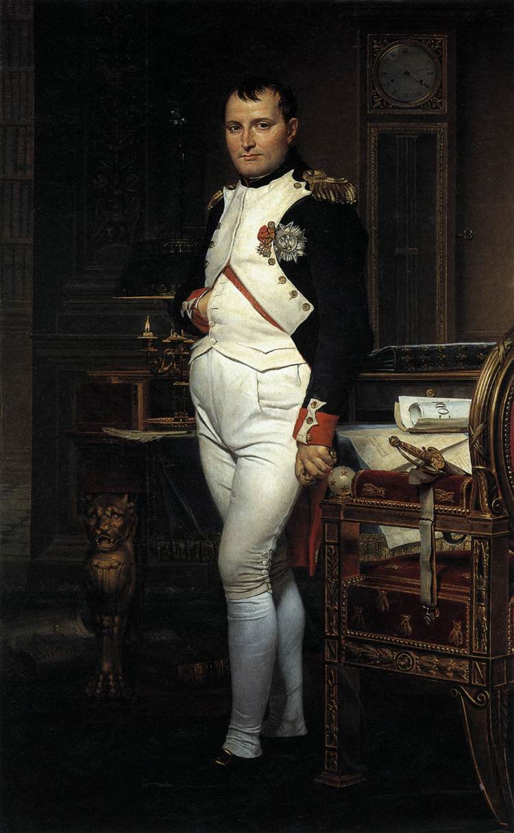 Jacques-Louis David Napoleon in his Study